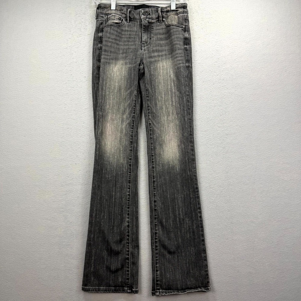 White‎ House Black Market Bootcut Jeans Womens 2/27x31* Gray Denim Pants Cowgirl
